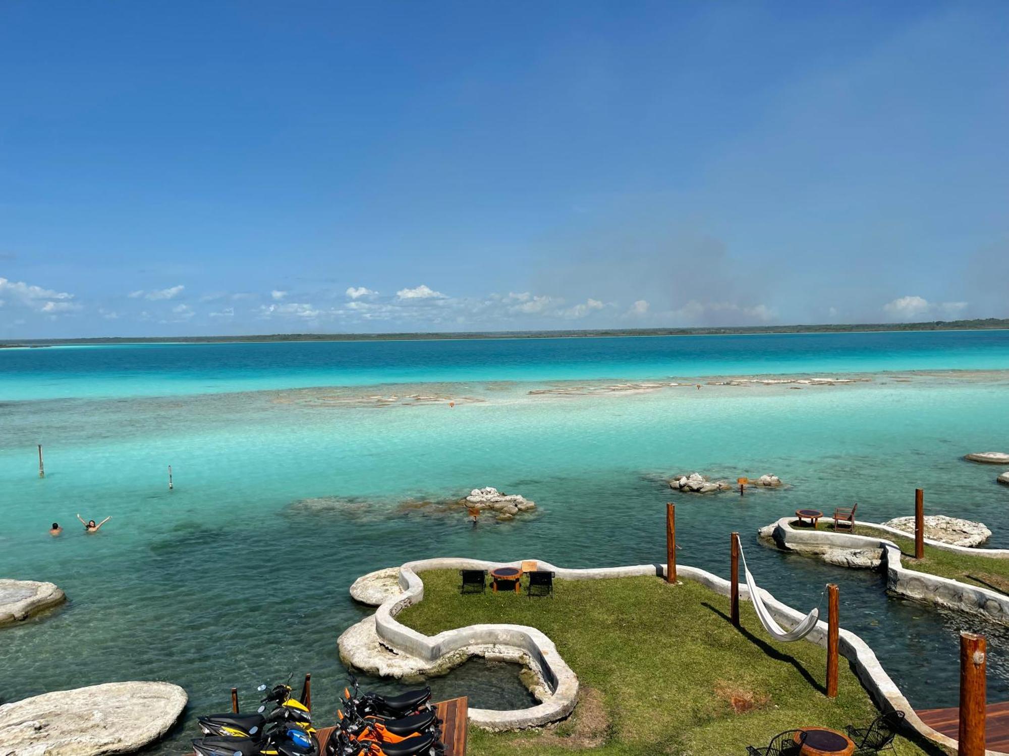 Blue Caribe Bacalar Front Lagoon Εξωτερικό φωτογραφία