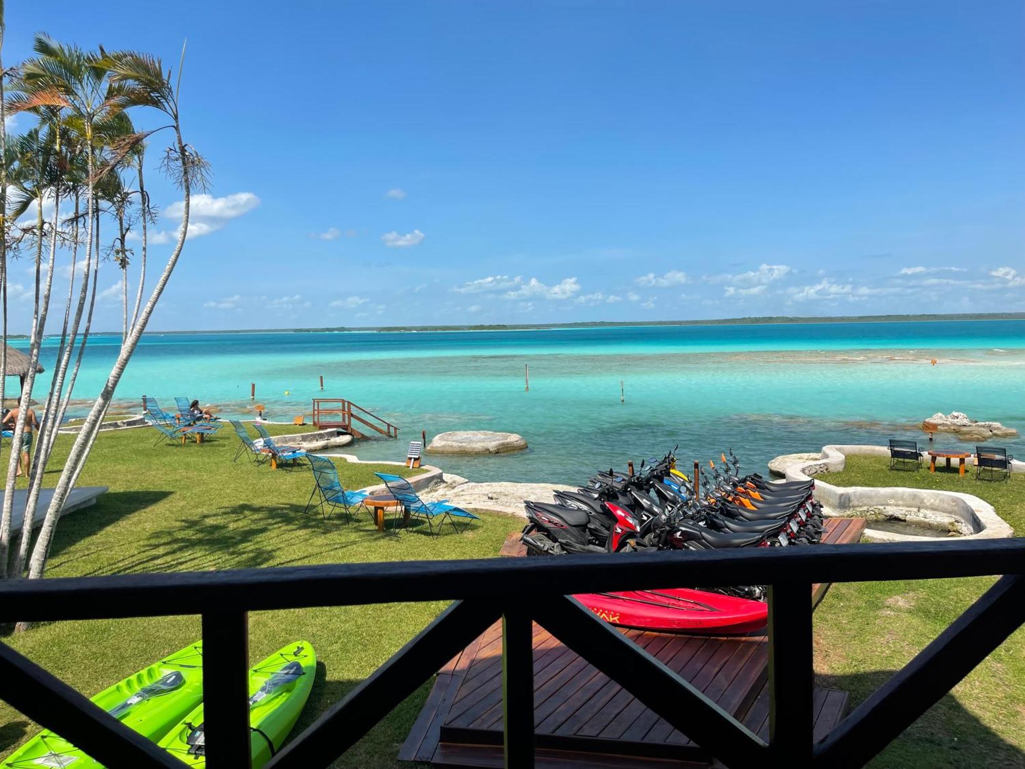 Blue Caribe Bacalar Front Lagoon Εξωτερικό φωτογραφία