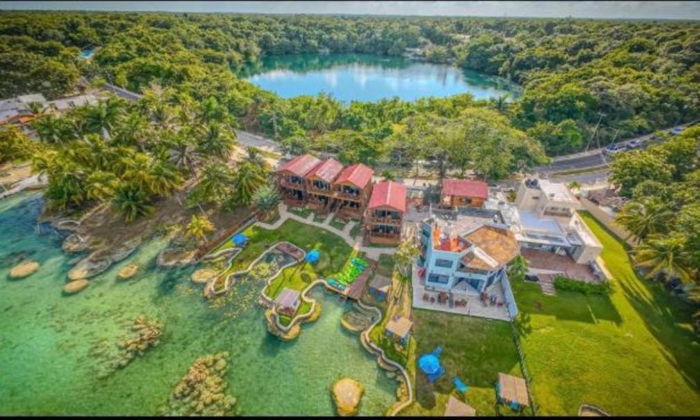 Blue Caribe Bacalar Front Lagoon Εξωτερικό φωτογραφία